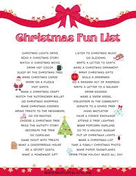 christmas activities for families