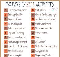 fall activities for families