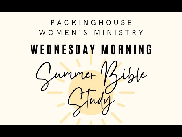 summer bible studies for women